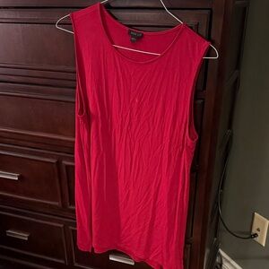 J. Jill Bold Red Tank Top